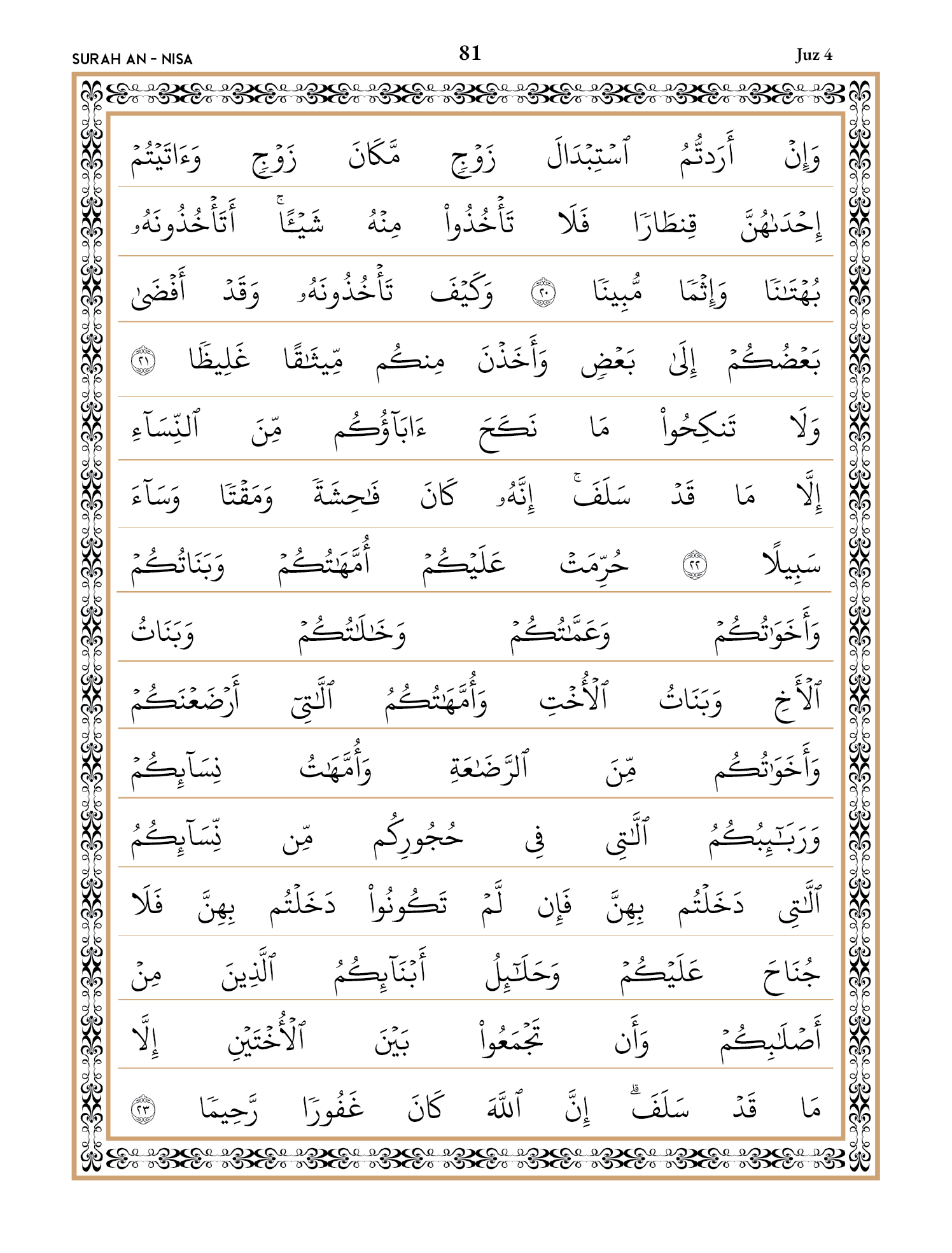 Quran Page 81